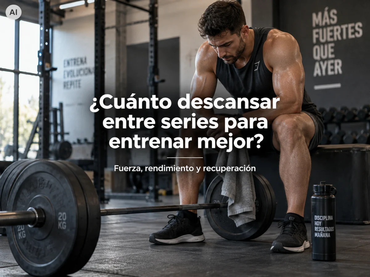 ¿Cuánto descansar entre series para entrenar mejor?