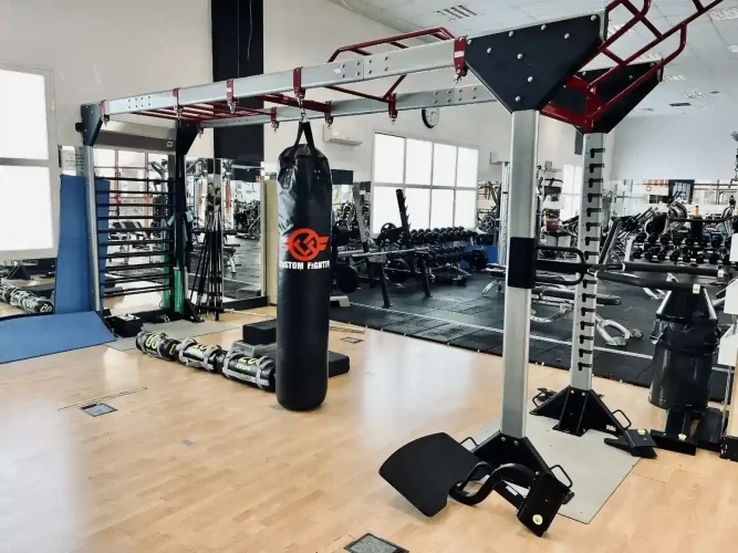 Zona de boxeo en centro deportivo reston